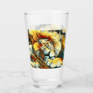Verre AnimalArt_Lion_003