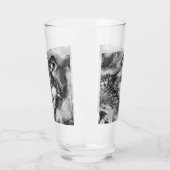 Verre AnimalArtBW_Wolf_001 (Gauche)