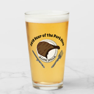 Verre Année 2019 de la côtelette de porc