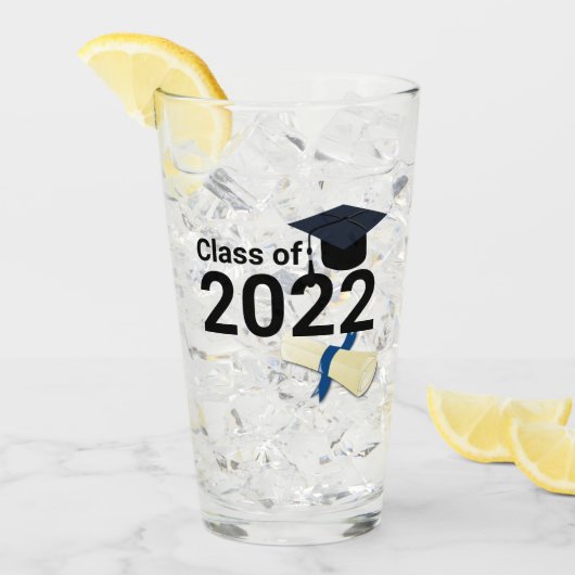 Verre Année de diplôme classe élégante de 2022 (Devant glace)