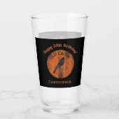 Verre Anniversaire drôle de vieille corneille (Dos)