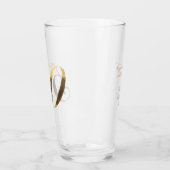 Verre Anniversaire du 50e anniversaire du Mariage d'or (Gauche)