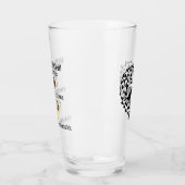 Verre Anniversaire du Mariage d'or 50 ans (Gauche)