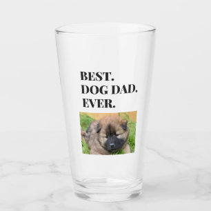 Verre Anniversaire Meilleur Chien Papa Jamais Photo Poin