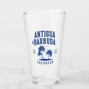 Verre Antigua & Barbuda Palmier des Caraïbes