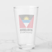 Verre Antigua-et-Barbuda (Dos)