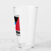 Verre Antigua-et-Barbuda (Gauche)