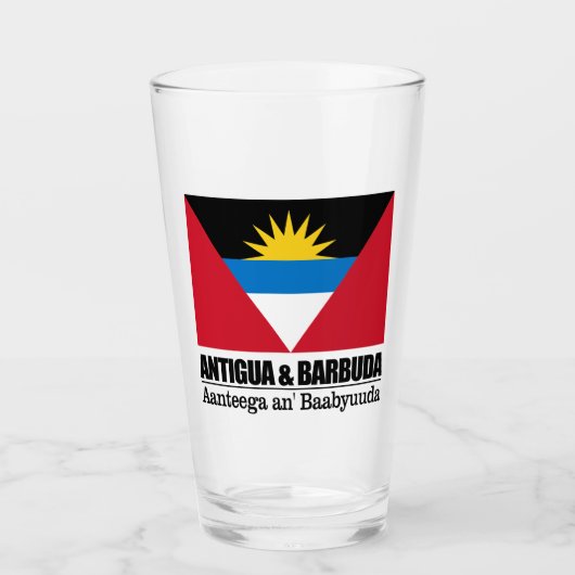 Verre Antigua-et-Barbuda (Devant)