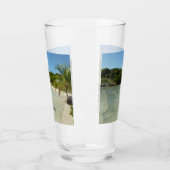 Verre Antiguan Beach Beautiful Tropical Landscape (Gauche)