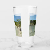 Verre Antiguan Beach Beautiful Tropical Landscape (Droite)
