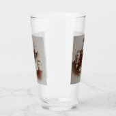 Verre Antique Famille Collage Photo B&W Image (Gauche)