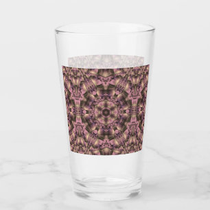 Verre Antiquité rose victorienne