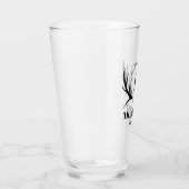 Verre Antler & Shield Rustic Monogramme (Droite)
