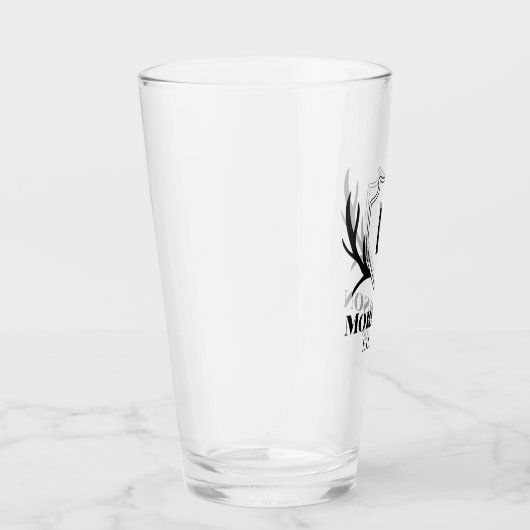 Verre Antler & Shield Rustic Monogramme (Droite)