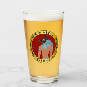 Verre Anubis, Dieu égyptien