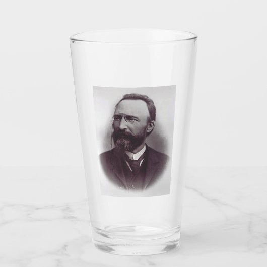 Verre Apôtre Saint Bartolo Longo du Rosaire (Devant)