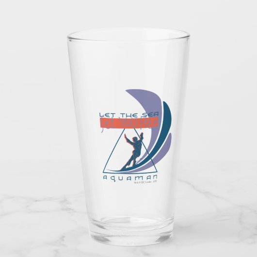 Verre Aquaman | Laissez La Mer Vous Libérer (Devant)
