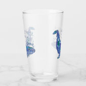 Verre Aquarelle - Amour aussi grand que l'océan (Droite)