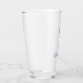 Verre Aquarelle Chinoiserie Orange Tree Topiary (Droite)