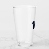 Verre Aquarelle Dachshund Rough Revêtue (Droite)