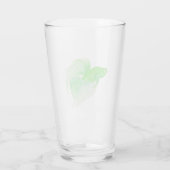 Verre Aquarelle de poisson Betta verte (Dos)