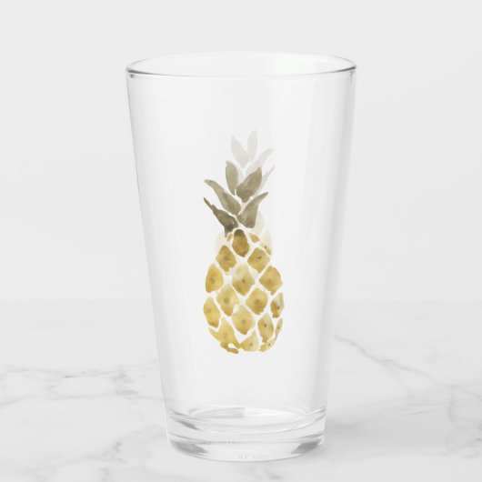 Verre Aquarelle fine ananas (Dos)