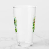 Verre Aquarelle Jour de la Saint Patrick de bière verte  (Gauche)