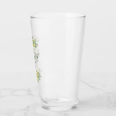 Verre Aquarelle Lemons Fleurs Botaniques (Gauche)