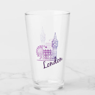 Verre Aquarelle Londres, Big Ben