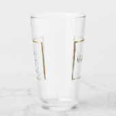 Verre Aquarelle marine et limousine (Droite)