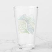 Verre Aquarelle Nature Commençons la prochaine aventure (Dos)