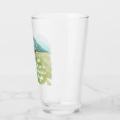 Verre Aquarelle Nature Commençons la prochaine aventure (Gauche)