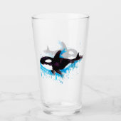 Verre Aquarelle Orca (Devant)