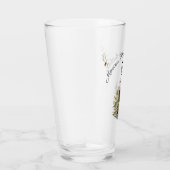 Verre Aquarelle rouge Vin Olive 50e anniversaire (Droite)