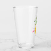 Verre Aquarelle tropicale d'ananas été (Droite)