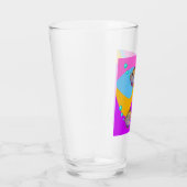 Verre Aquarelle tropicale Poisson (Droite)