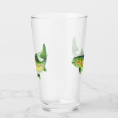 Verre Aquarelle truite arc-en-ciel (Droite)