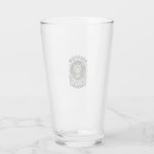 Verre Aquarium Chat de mer profond Graphique de chat drô (Dos)