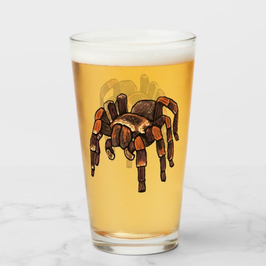 Verre Araignée de Tarantula (Devant (rempli))