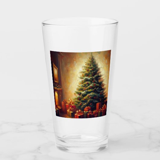 Verre Arbre de Noël 1 (Devant)