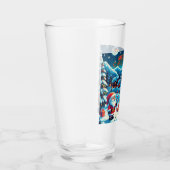 Verre Arbre de Noël 8 bits & Père Noël (Droite)