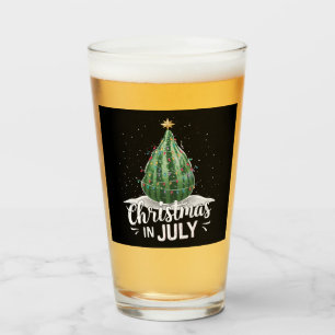 Verre Arbre de Noël à la pastèque Noël en juillet Eté
