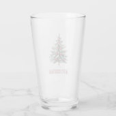 Verre Arbre de Noël aux coeurs (Dos)