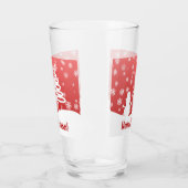 Verre Arbre de Noël blanc et Snowman (Gauche)