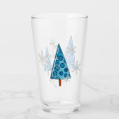 Verre Arbre de Noël et bijoux à flocons de neige (Dos)