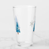 Verre Arbre de Noël et bijoux à flocons de neige (Gauche)