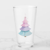 Verre Arbre de Noël Pastel (Devant)