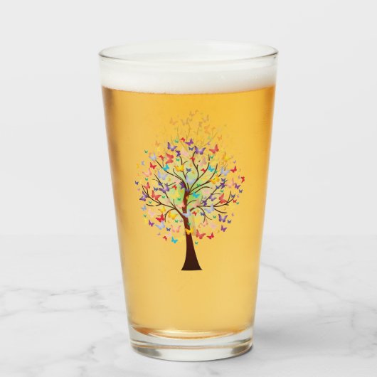 Verre Arbre papillon (Devant (rempli))