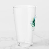 Verre Arbres à l'aquarelle (Droite)