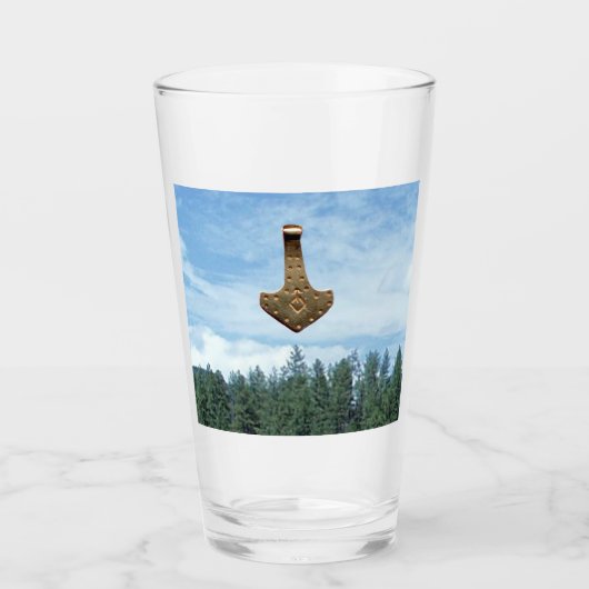 Verre Arbres à marteaux dorés Collins verrier (Devant)